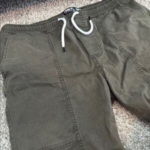Reef Green Cargo Shorts with Adjustable Waist